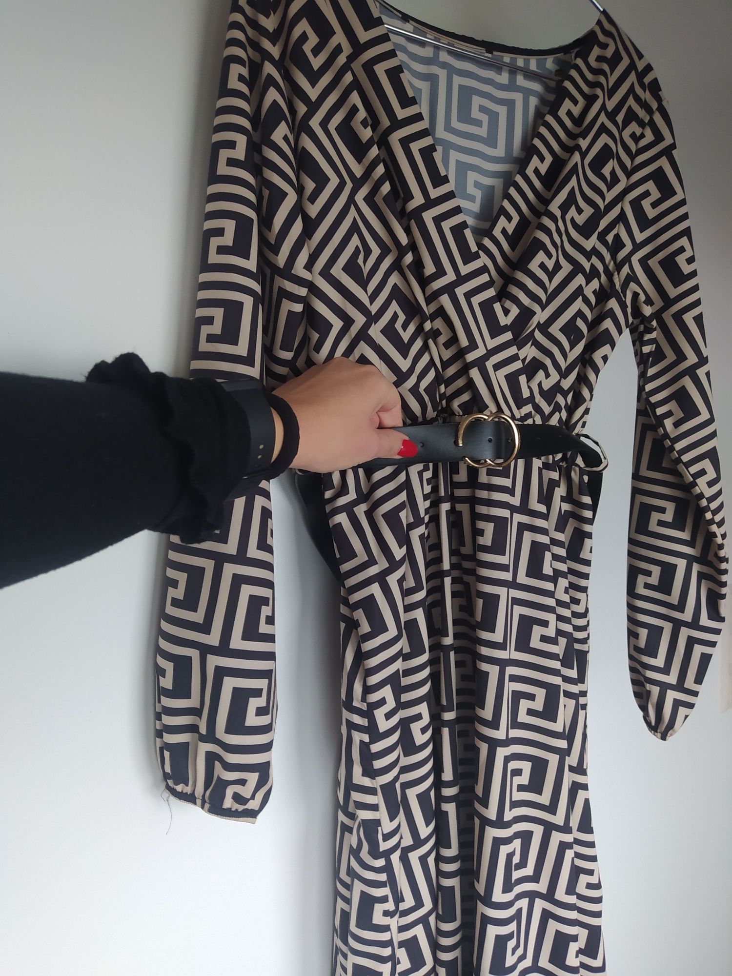 Vestido padrão fendi lindíssimo veste até L