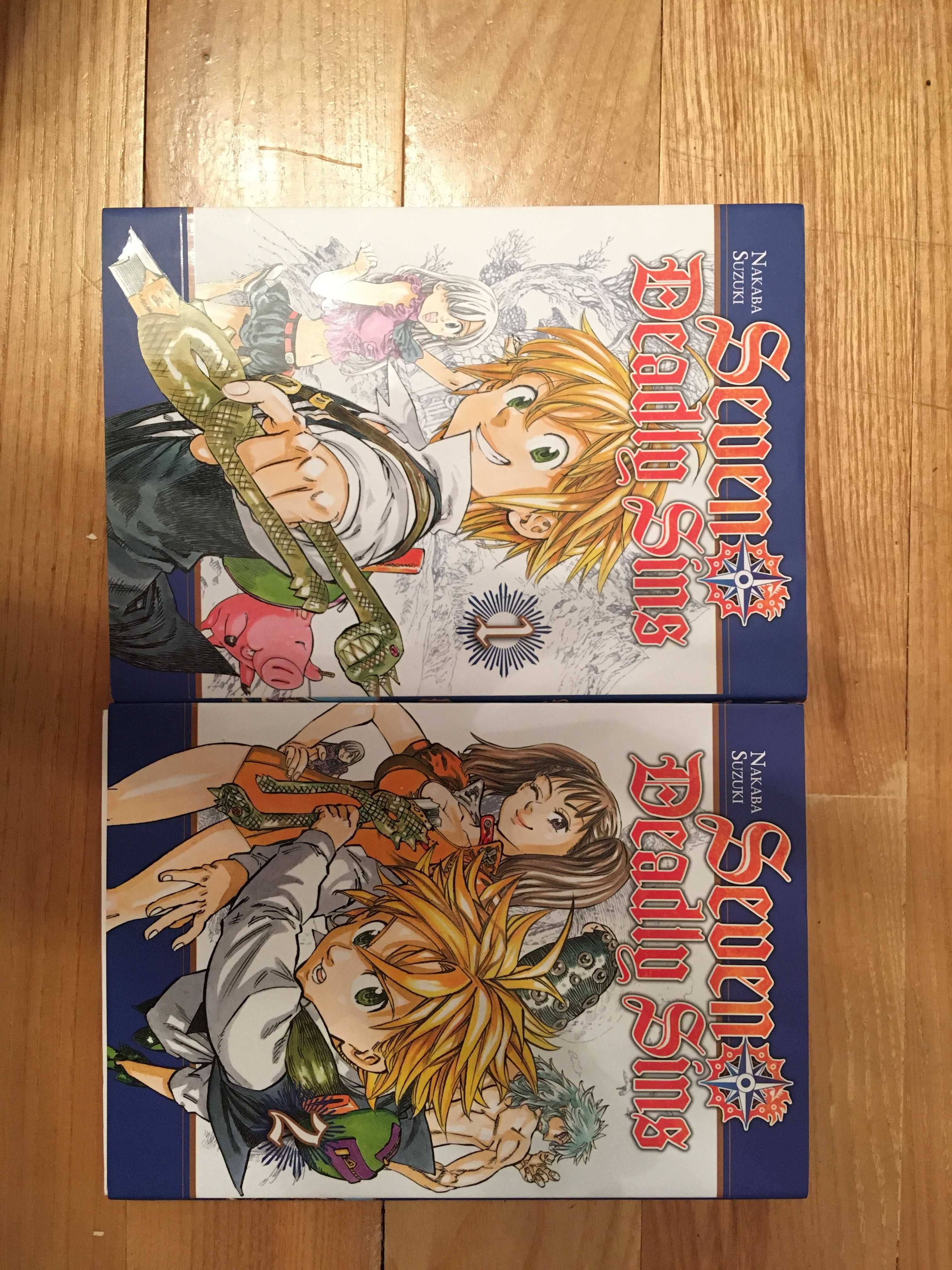 Manga seven deadly sins tom 1, 2, Studio JG