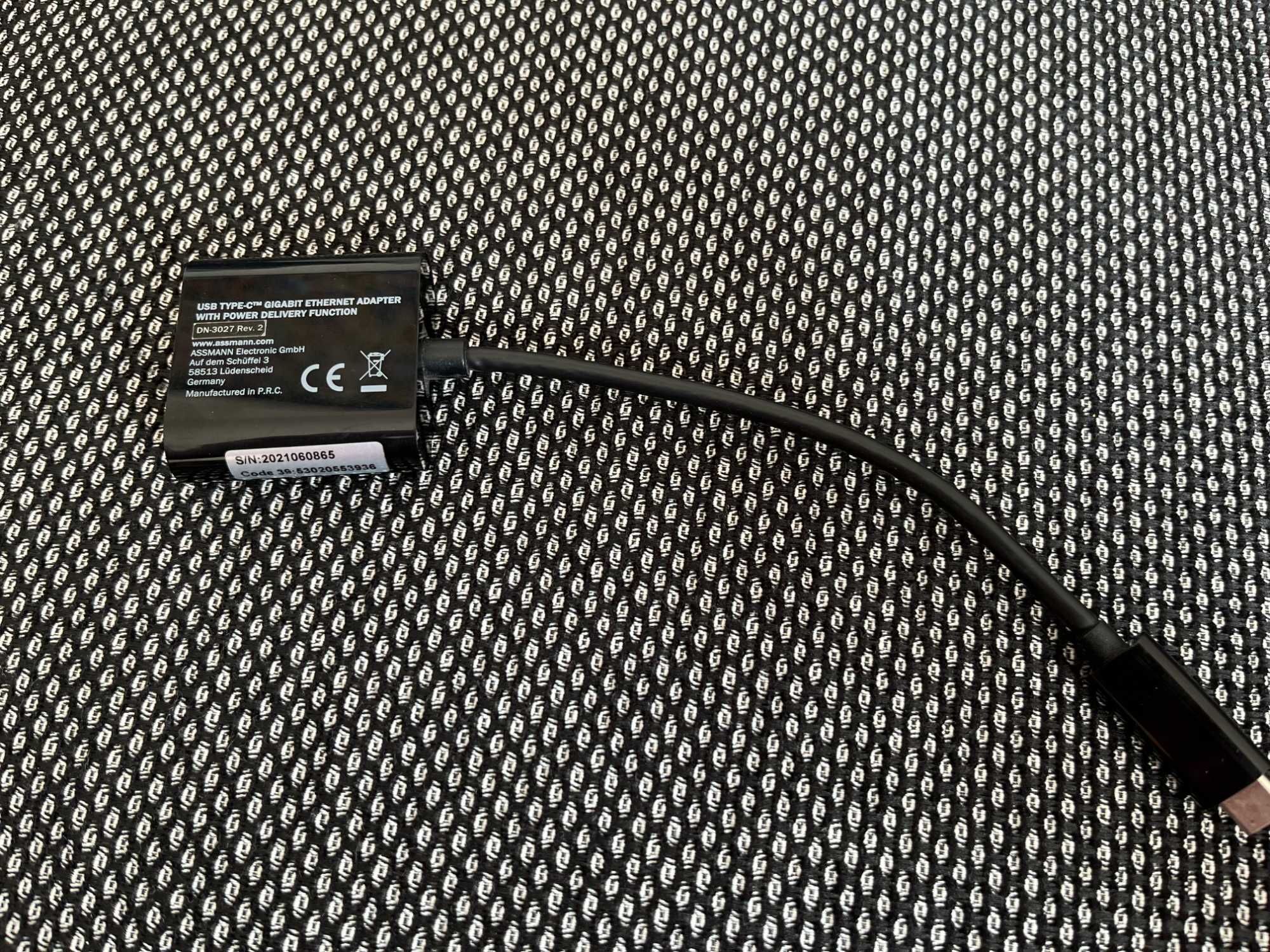 DIGITUS DN-3027 adapter USB typu C Gigabit Ethernet