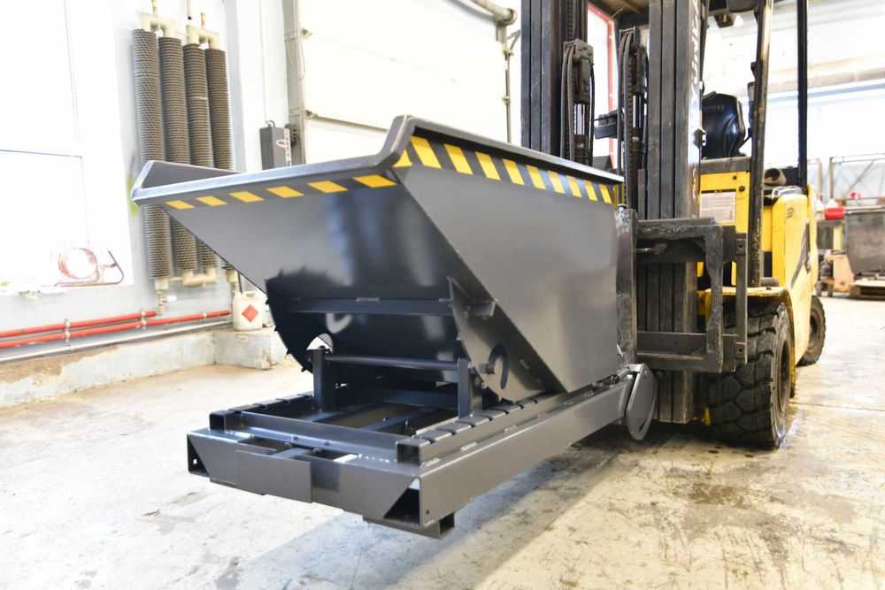 Kontener samowyładowczy / Koleba / Kontener do wózka widłowego 350L