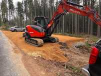 Kubota KX 080 - 4  KUBOTA KX 080-4 z Rotorem 2 łyżki i widły