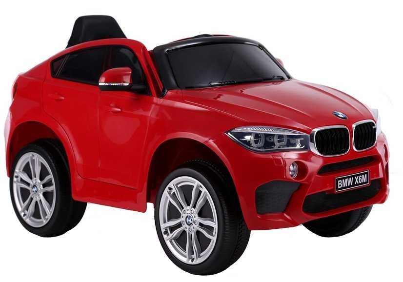 Auto na Akumulator BMW X6 M F16 Skóra EVA 90Watt Czerwony