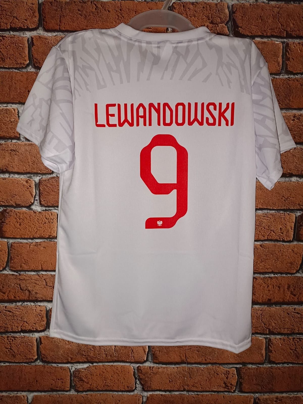 Koszulka piłkarska dziecięca Polska Lewandowski rozm. 134