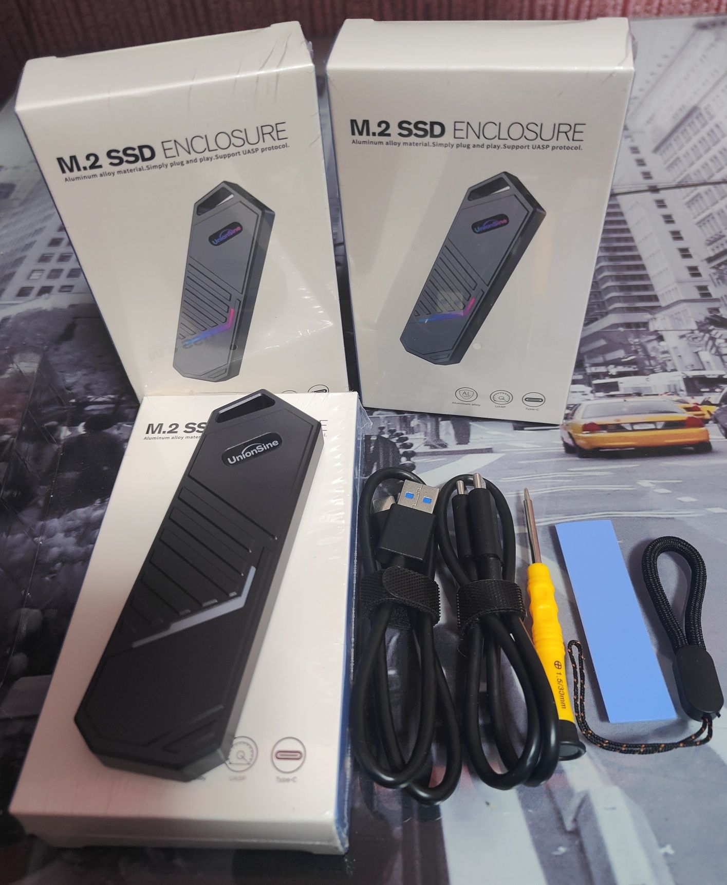 Карман SSD m2 NVMe UnionSine