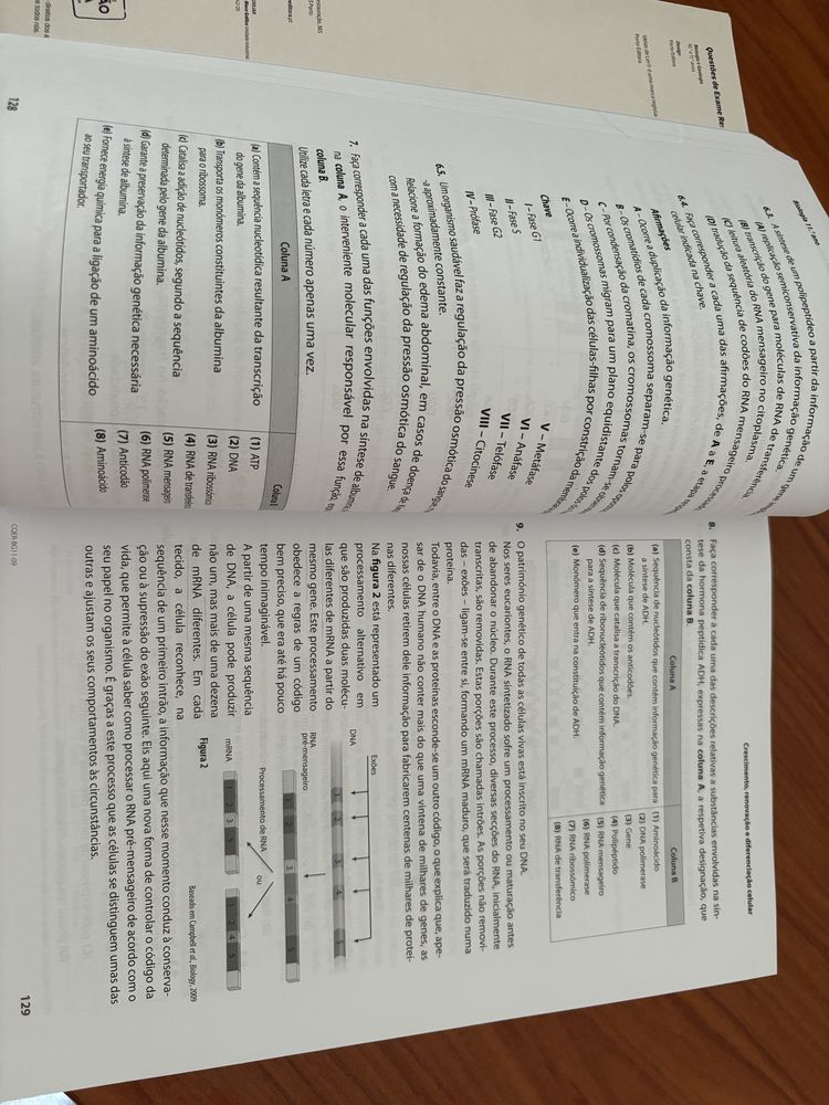 Livro de exame de Biologia 11 ano