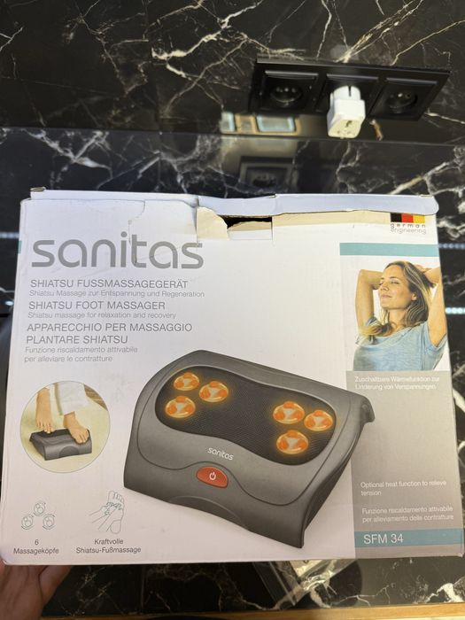 Масажер для ніг стоп Sanitas SFM 34 з функцією нагрівання