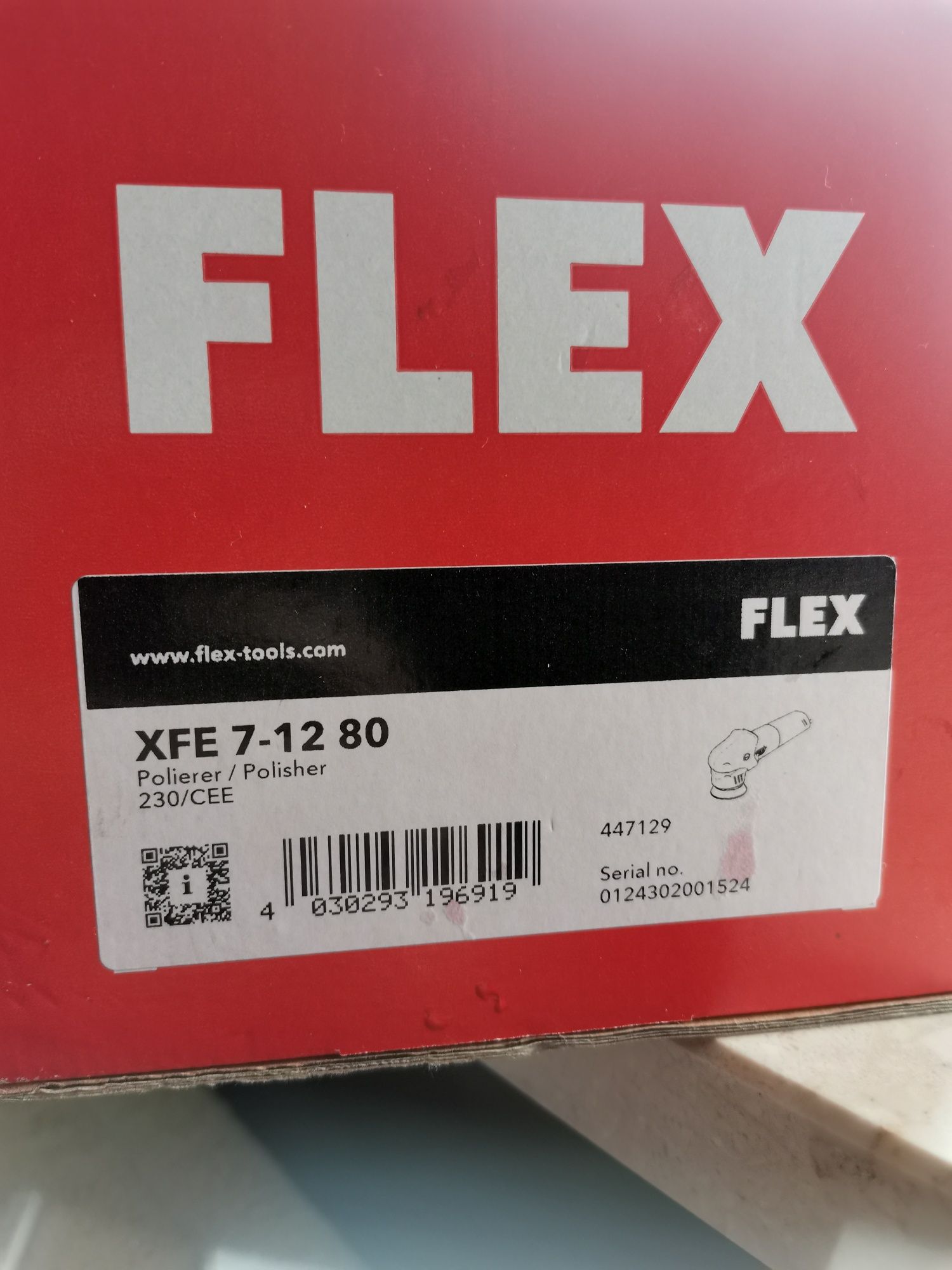 Maszyna polerska FLEX XFE 7-12 80