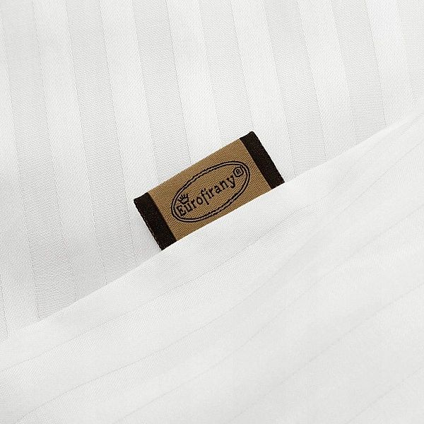 POŚCIEL 220x200/3 części poszewki 70x80 SATYNA BAWEŁNIANA Vera biała