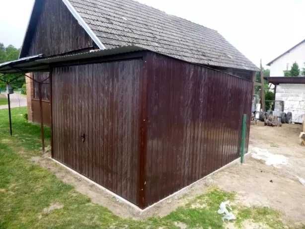 Garaż blaszany  Blaszak na budowę Garaże blaszane PRODUCENT