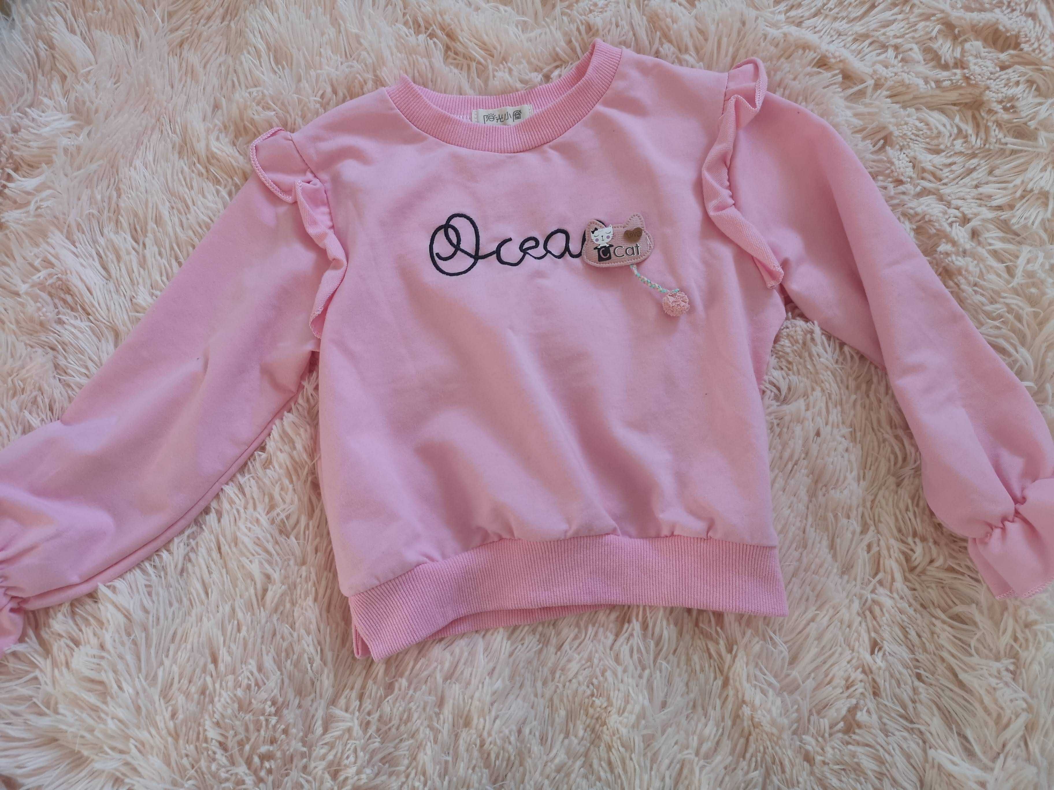 Bluza dziewczęca różowa