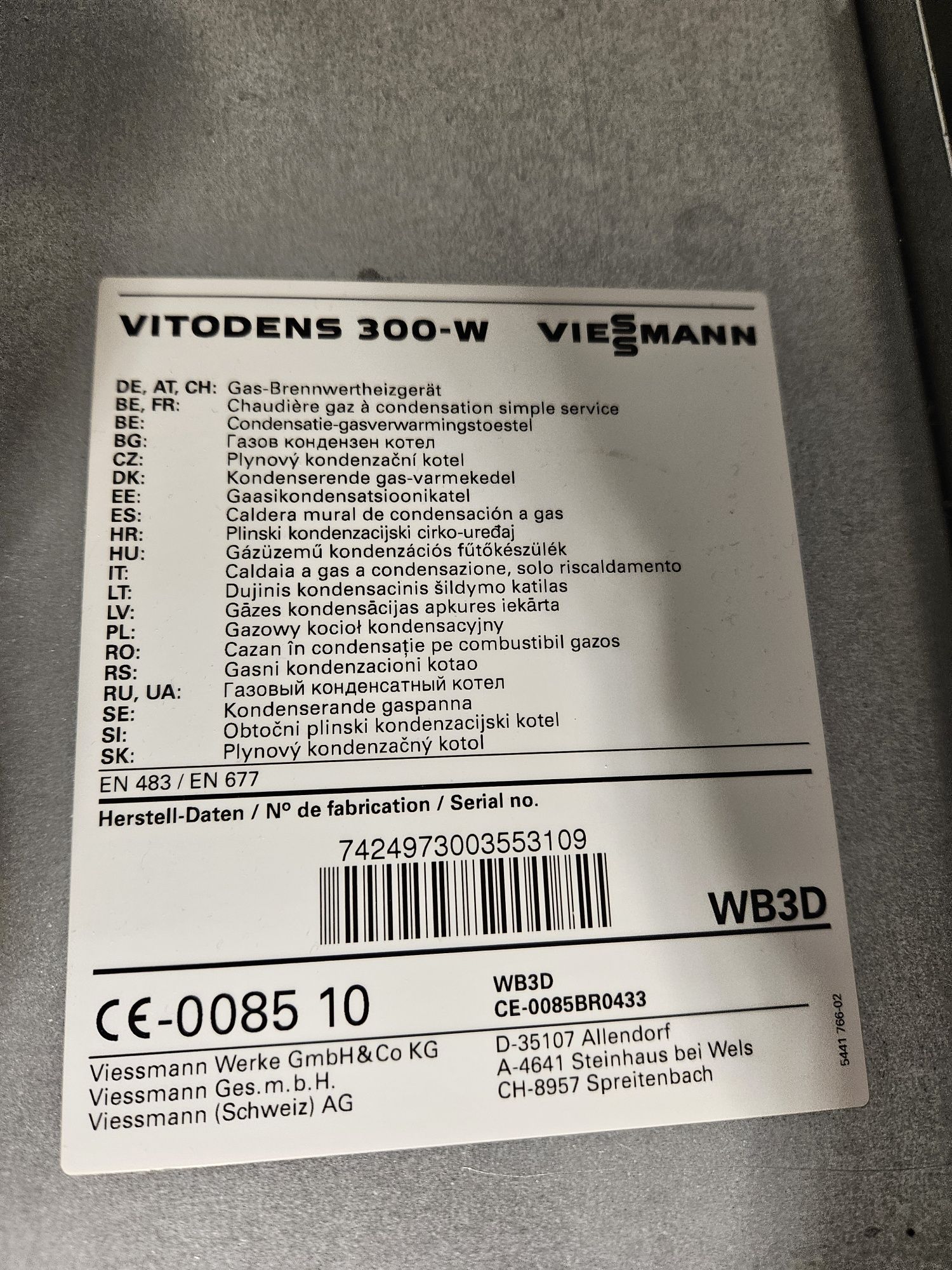 Vitodens 300W WB3D 5.2 - 26 kW