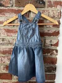 Sukienka ogrodniczka jeansowa rozmiar 92-98