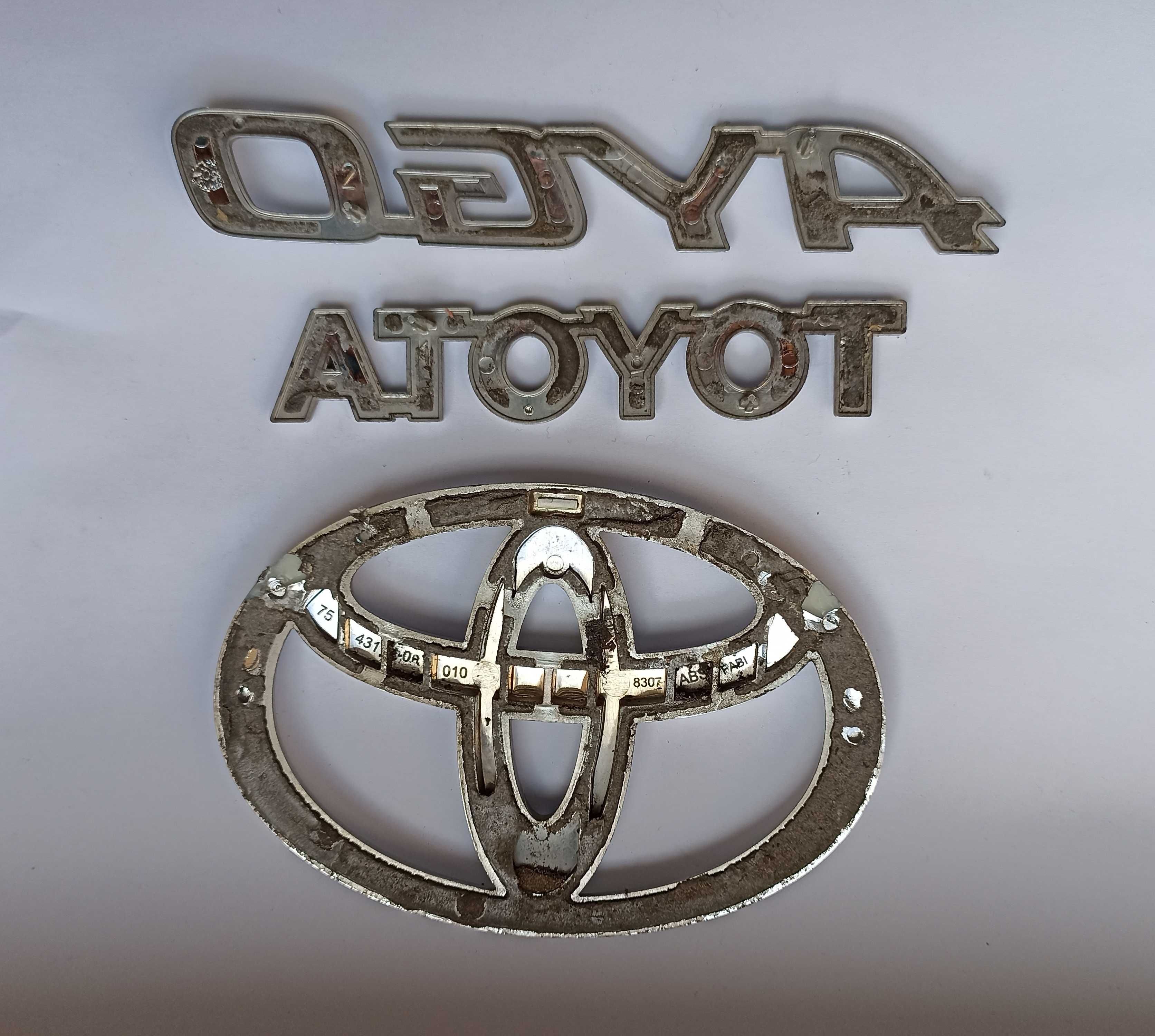 Napis emblemat Toyota Aygo 05-14r