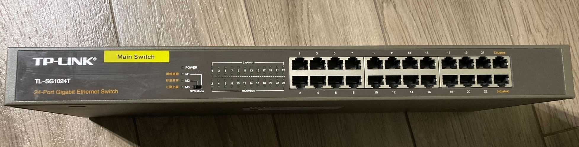 TP-Link 24-Port Gigabit Ethernet Switch TL-SG1024T | Гігабітний світч