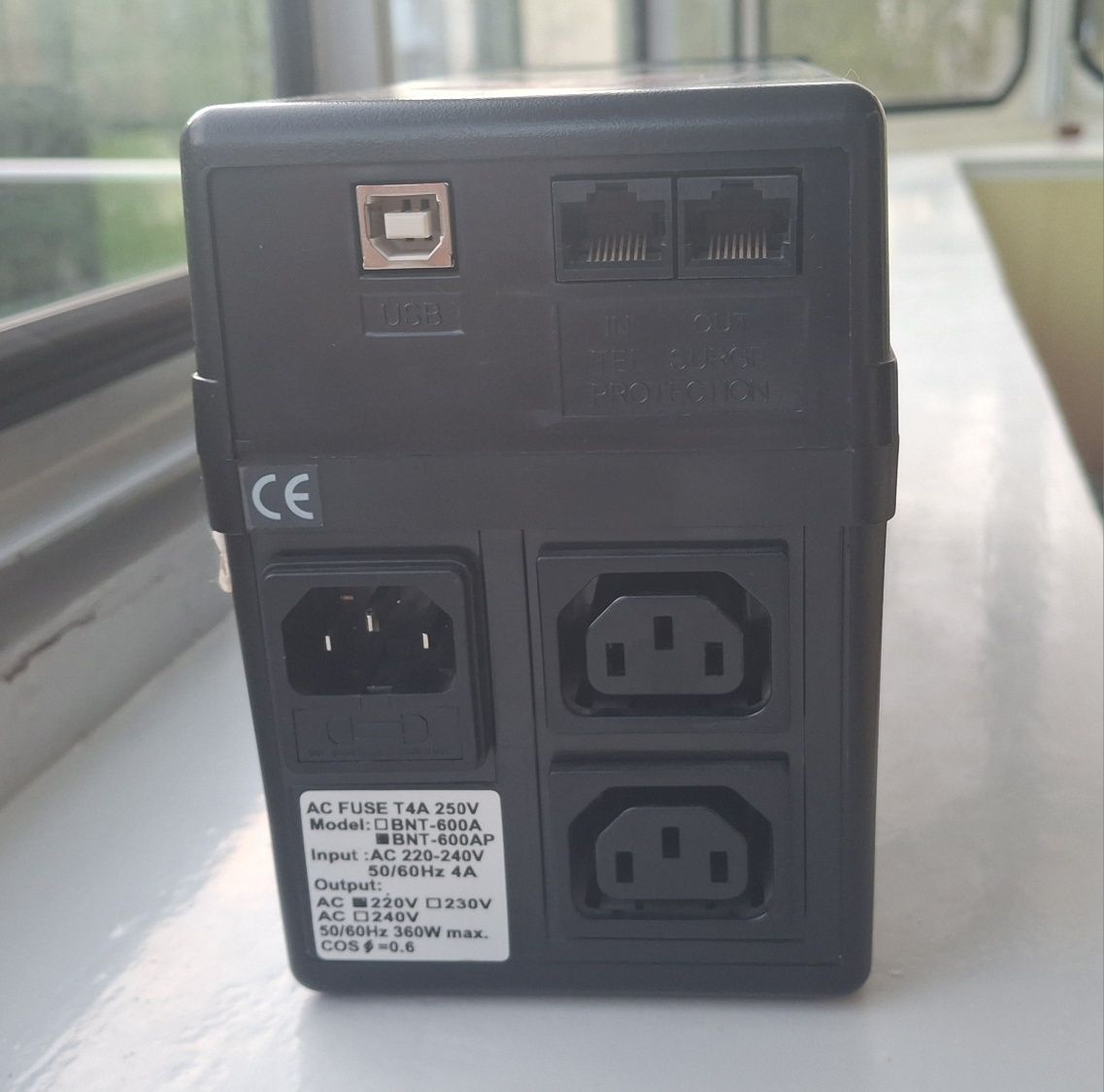 ДБЖ Powercom BNT-600AP USB