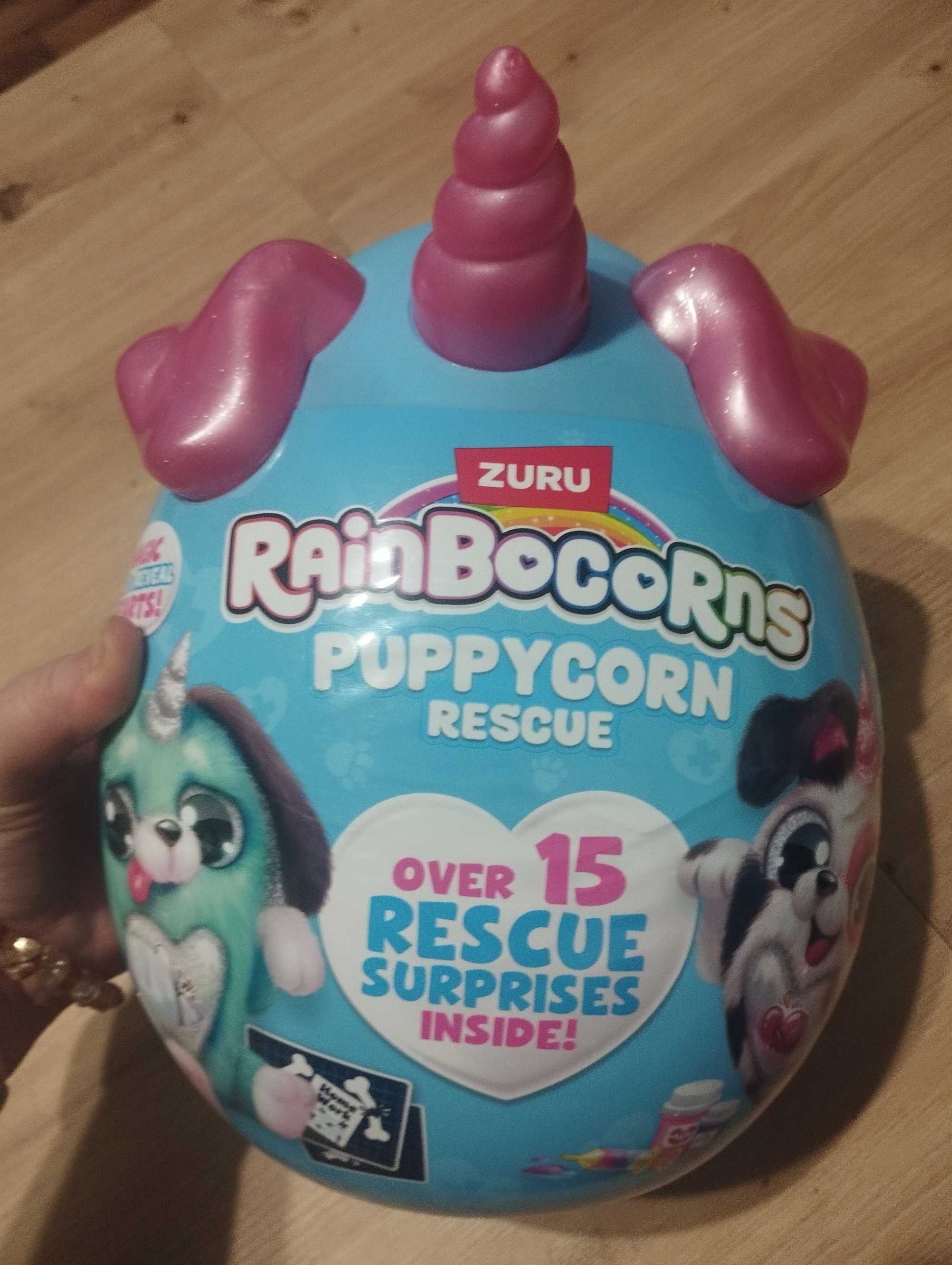 ZURU Rainbowcorns Puppycorn Rescue Plush pluszowy piesek