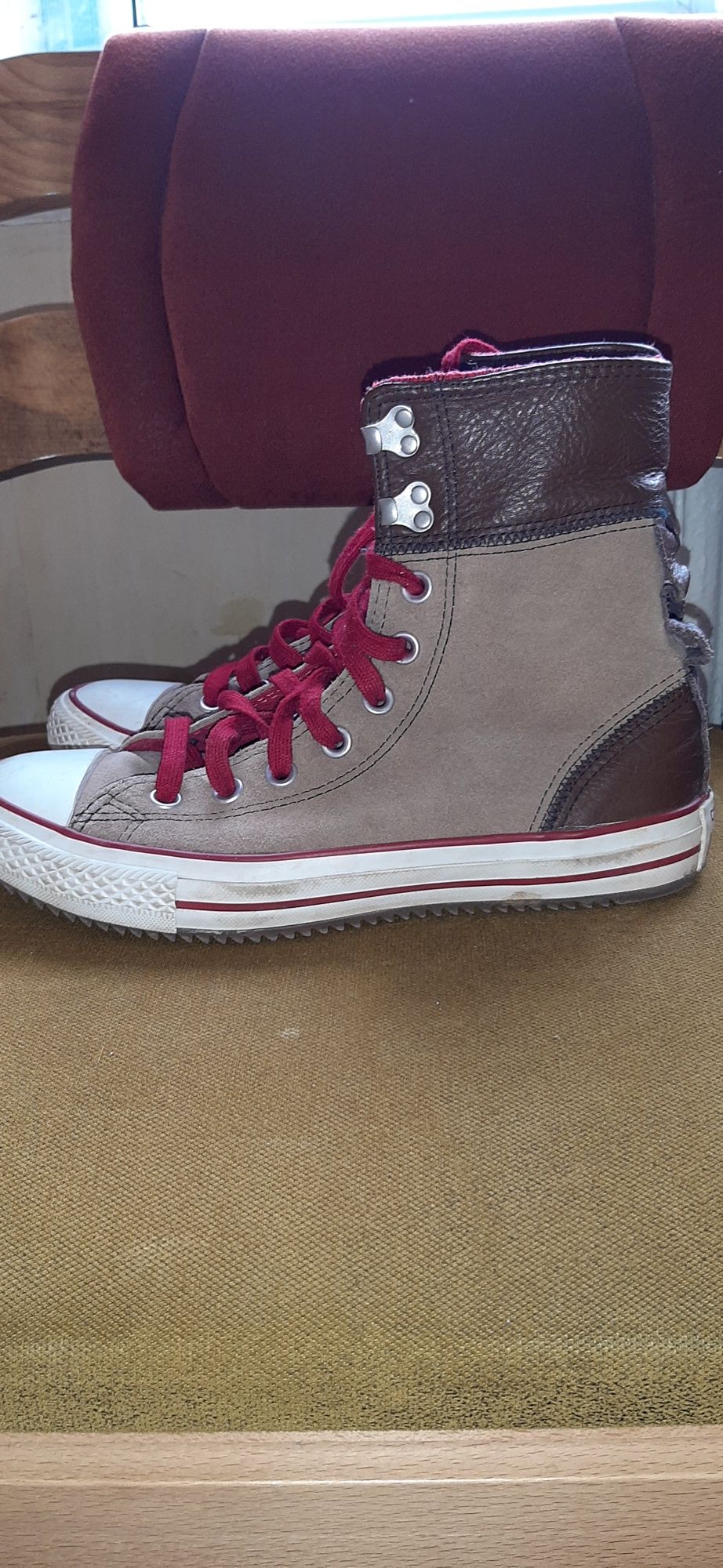 Converse all star кожа р.38,5