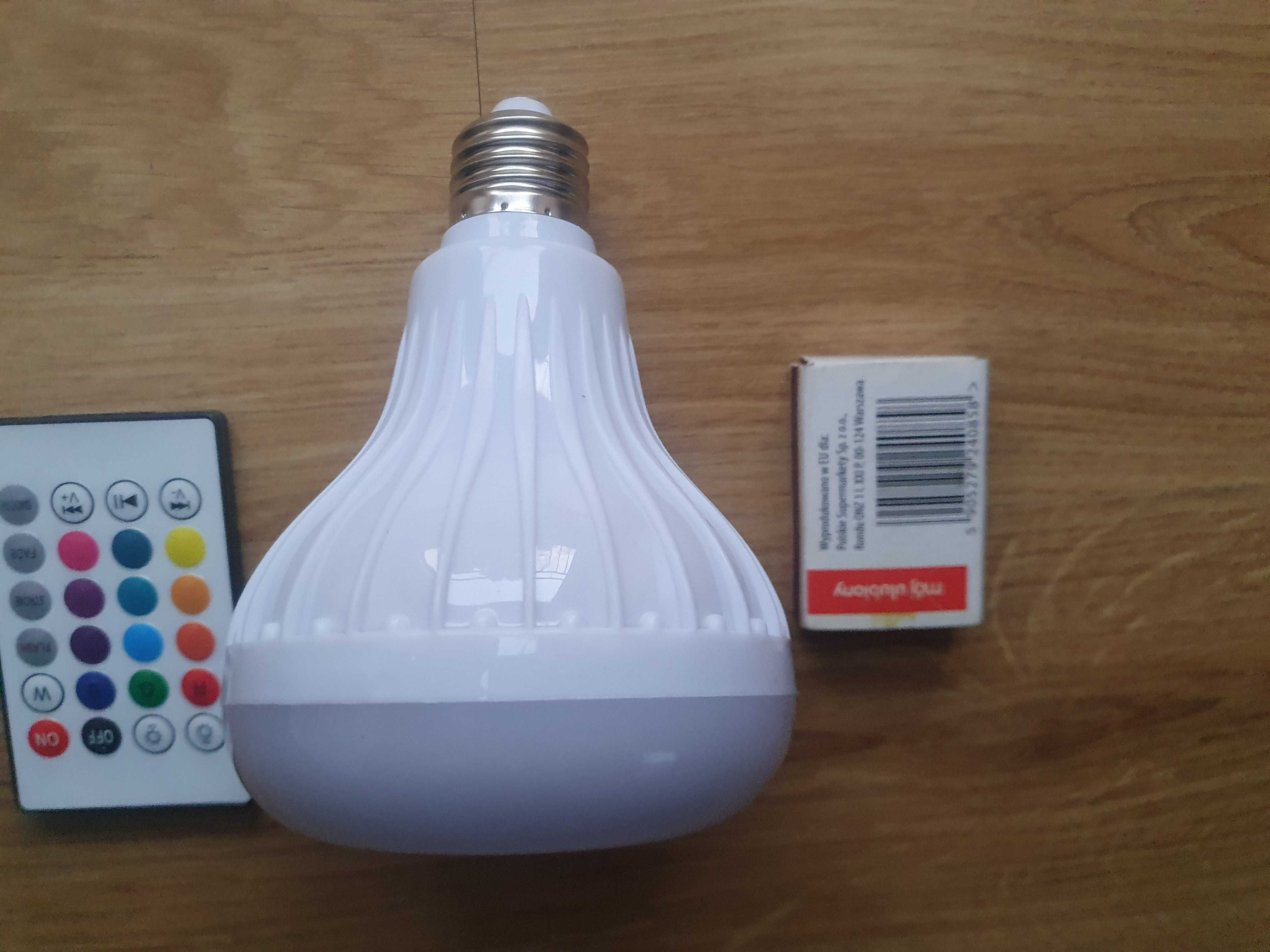Głośnik lampa Bluetooth-zmienne oświetlenie, sterowany pilotem NOWY