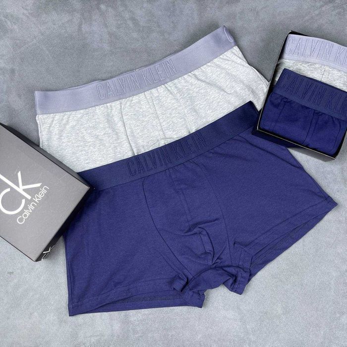 Стильні чоловічі труси CK Striped New повномірні. Мужские боксеры