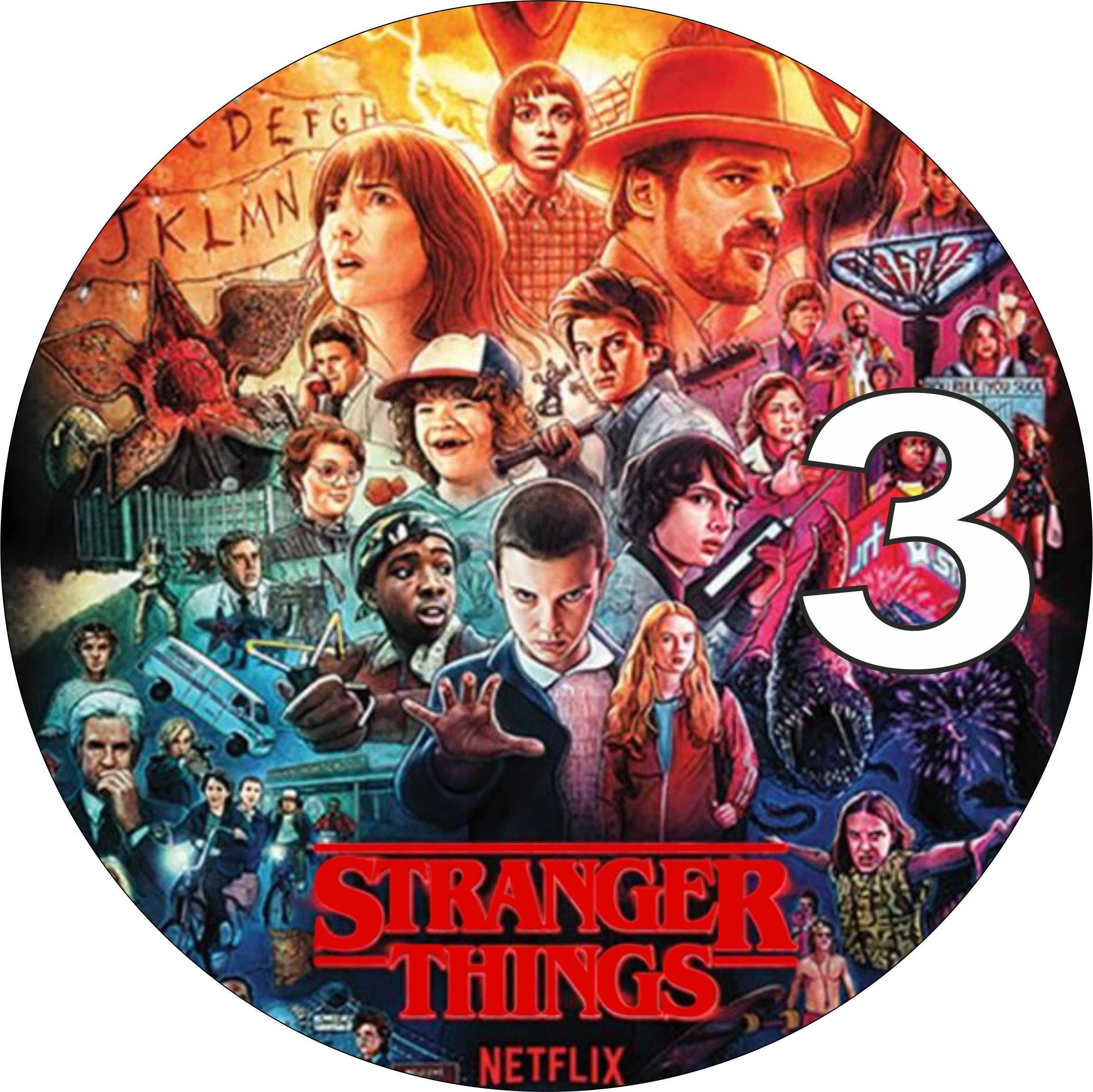Pan Opłatek na tort - STRANGER THINGS