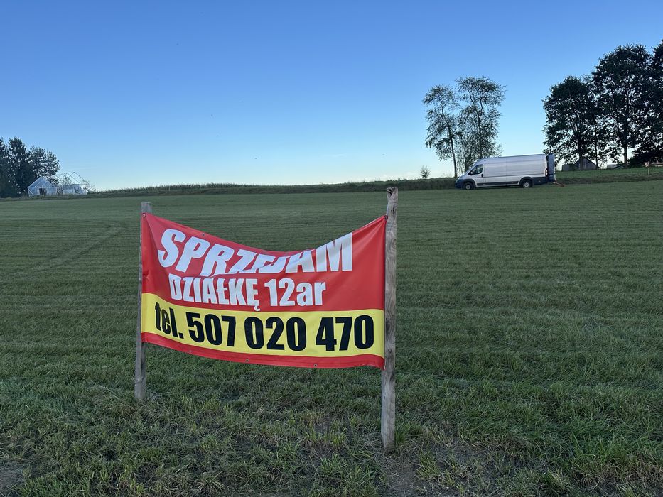 Sprzedam dzialkę w Nidku 12 ar