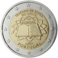 2€ Comemorativa 2007 - 50.º aniversário do Tratado de Roma -
