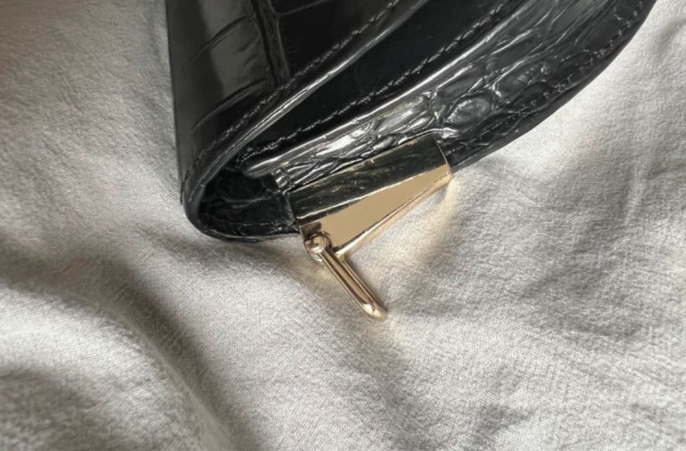 Torebka Chylak polksiezyc z dwoma paskami