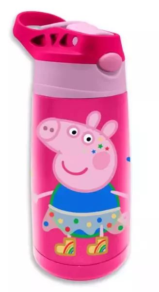 Bidon stalowy 400ml Świnka Peppa PP17062 Kids Euroswan. Kids Euroswan