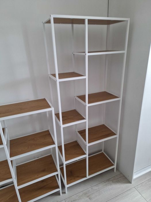 Regał Trappedal Jysk dąb/biały S70 x W178 x G30