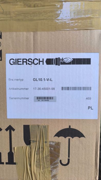 Palnik olejowy GIERSCH GL10,1-V-L