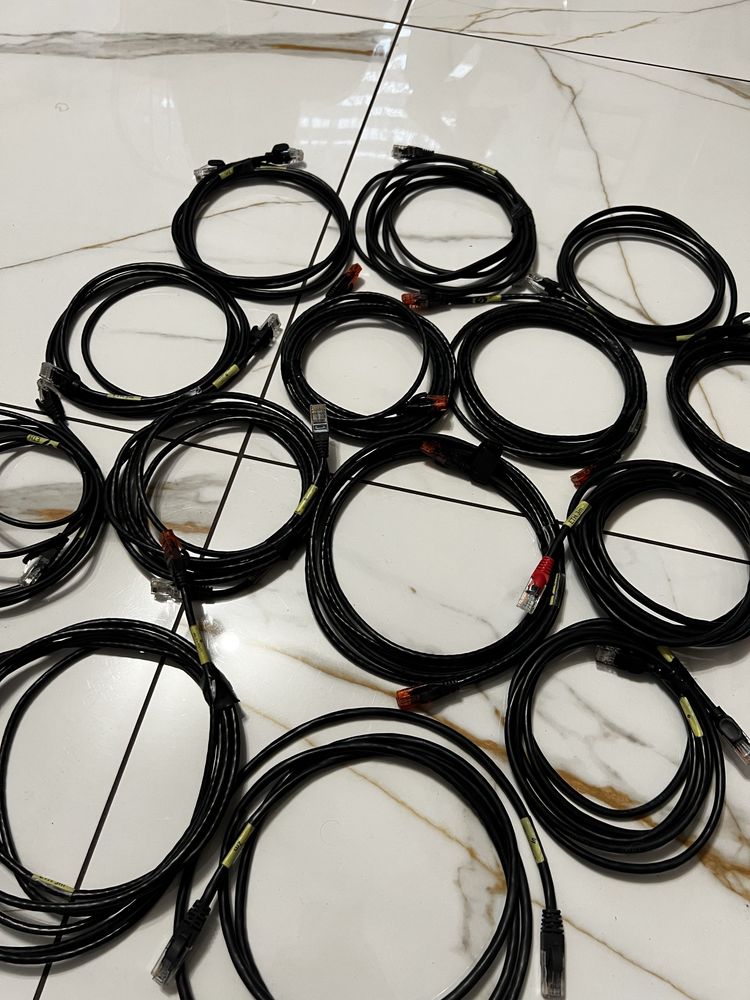 Kable RJ45, 3m, 2m, różne długości