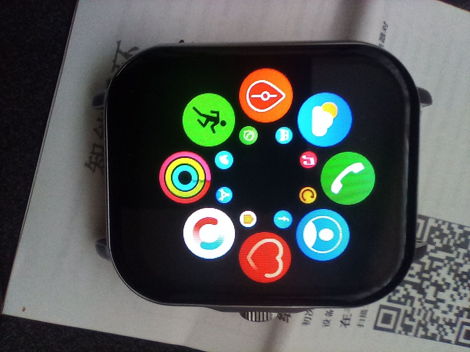 Smartwatch 1,83" metalowa koperta ,srebrny