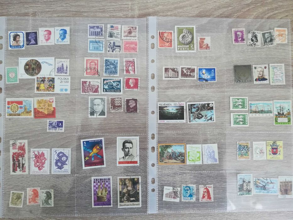 Colecção de 150 Selos - vários países, dos anos 60/70/80/90