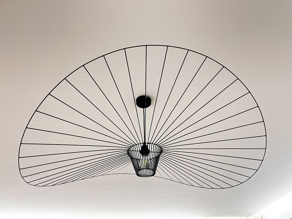 Lampa jak Vertigo 120 cm duża srednica czarna