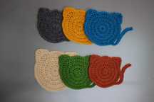Base para copos em crochet