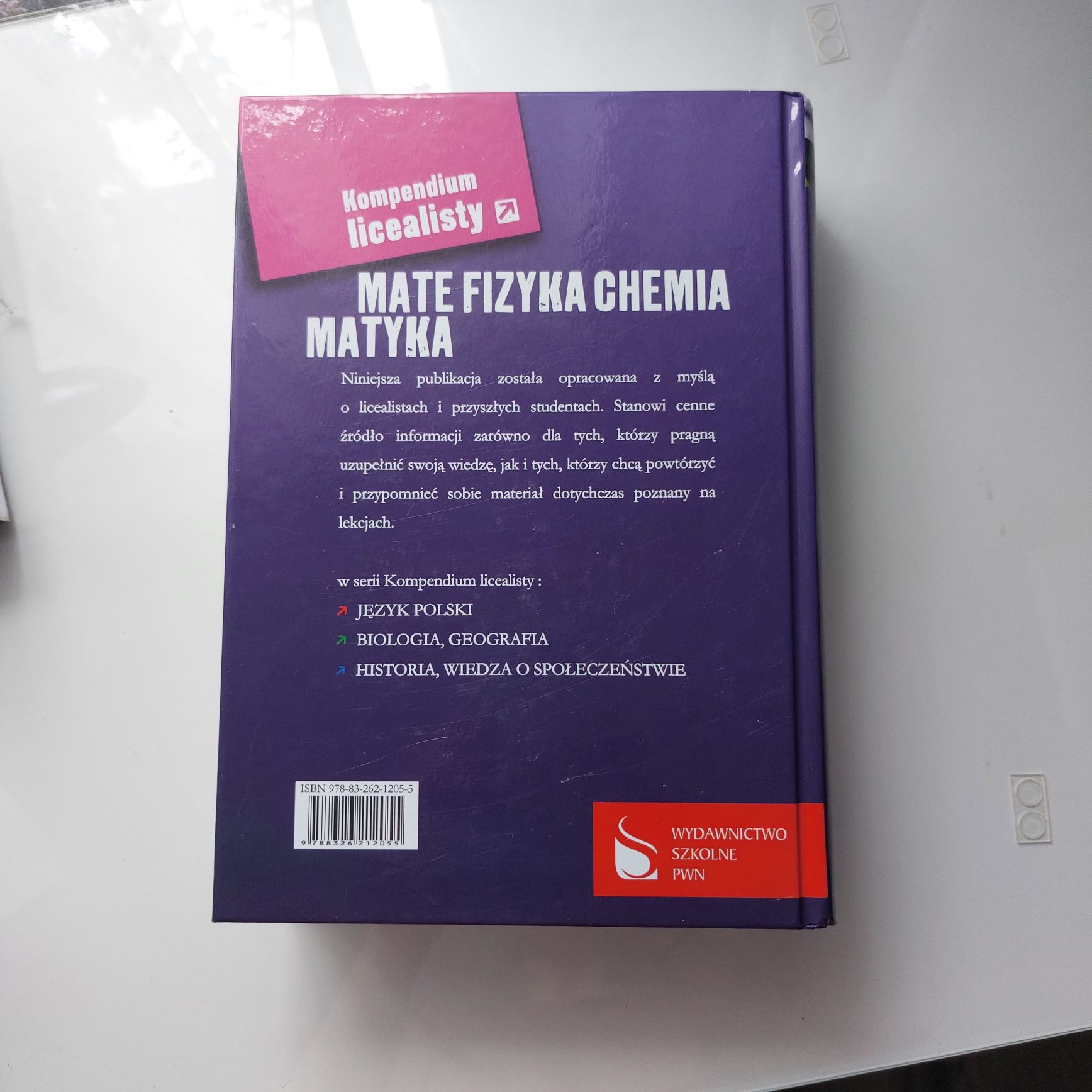 Kompendium Matura  matematyka, fizyka, chemia. Wyd. PWN