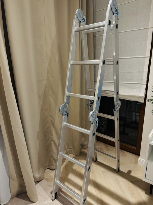 Drabina aluminiowa 4x3 przegubowa skladana