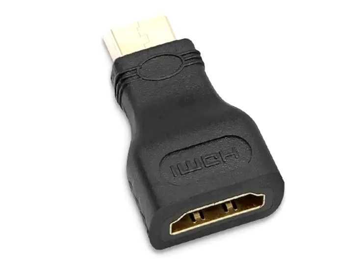 Adapter / przejściówka mini HDMI (M) -> HDMI (F)