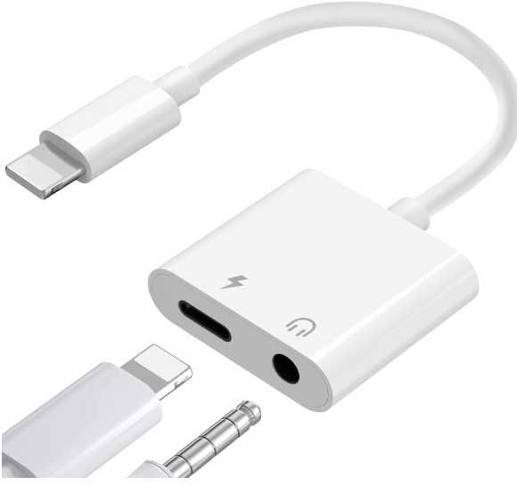 Adapter słuchawkowy LOYDIA 2w1