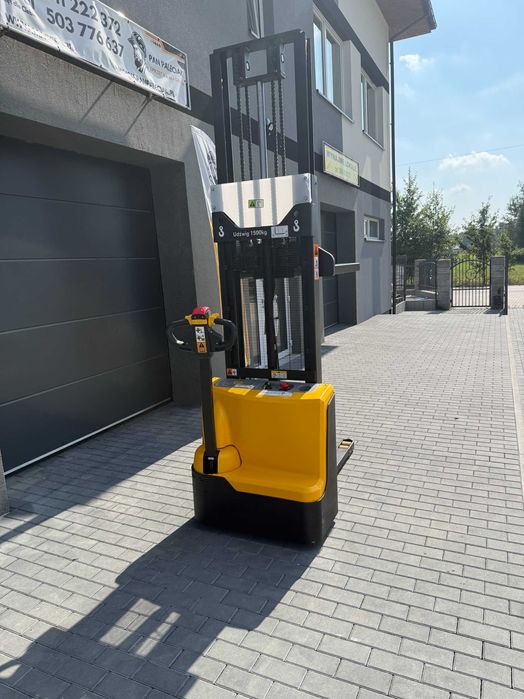 Wózek paletowy podnośnikowy elektryczny sztaplarka 1500kg 300cm NOWY