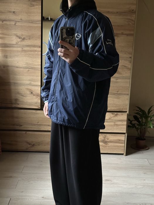 Вінтажна чоловіча куртка демісезонна зимова великий розмір Nike XXL