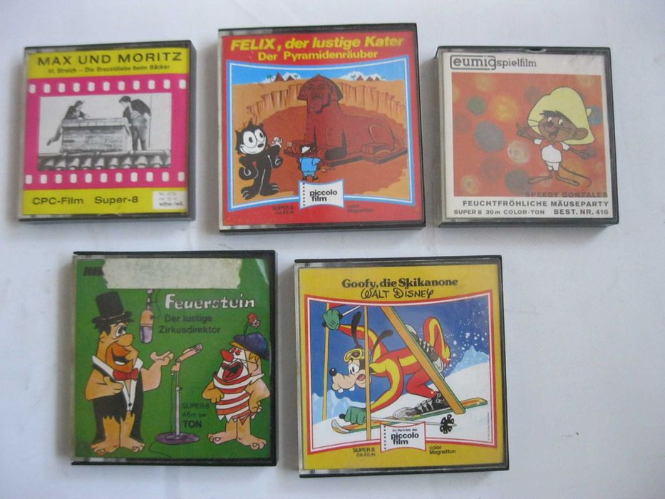 Filmy 8 mm -na sztuki