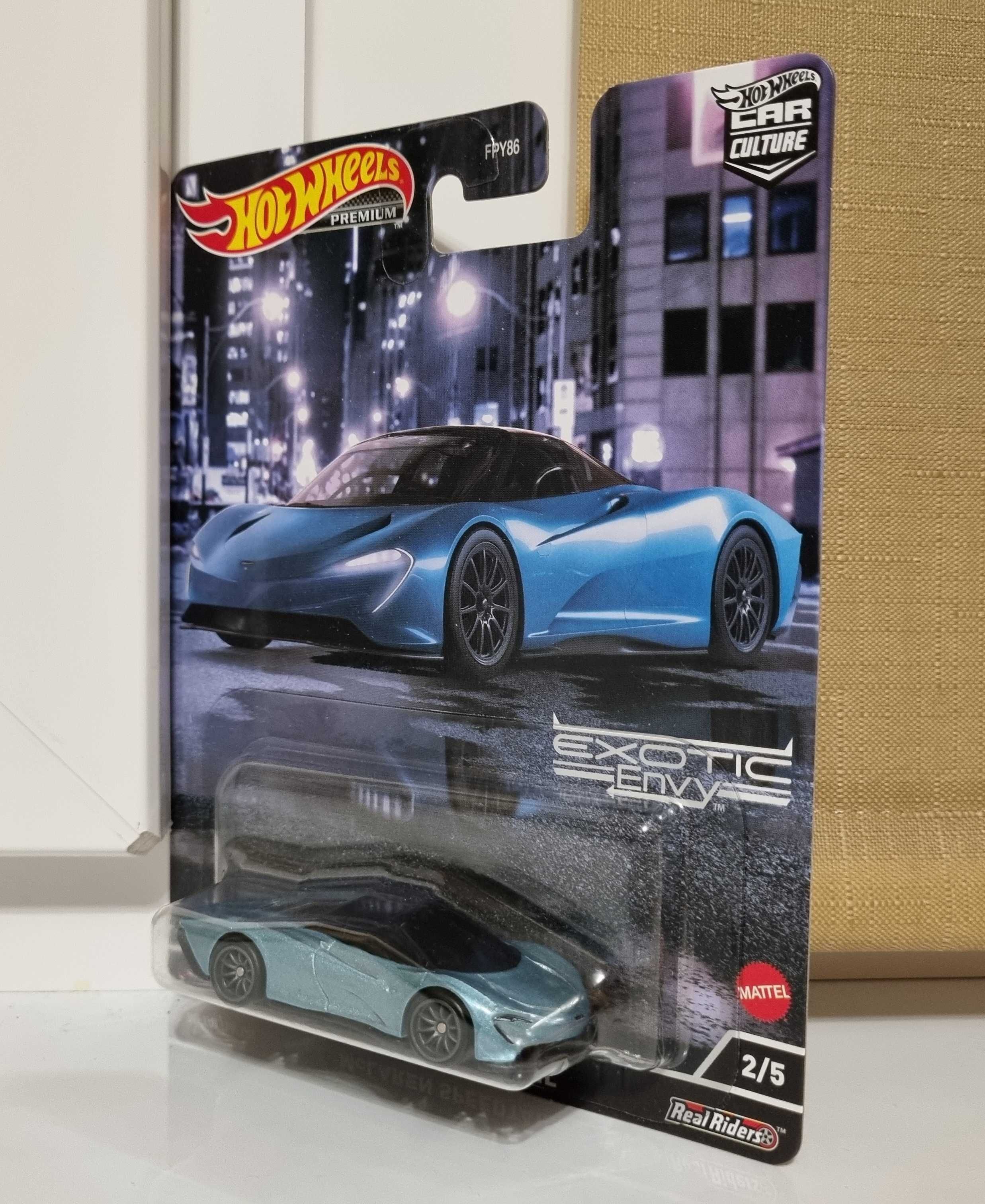 Hot Wheels Premium McLaren Speedtail Exotic Envy autko resorak