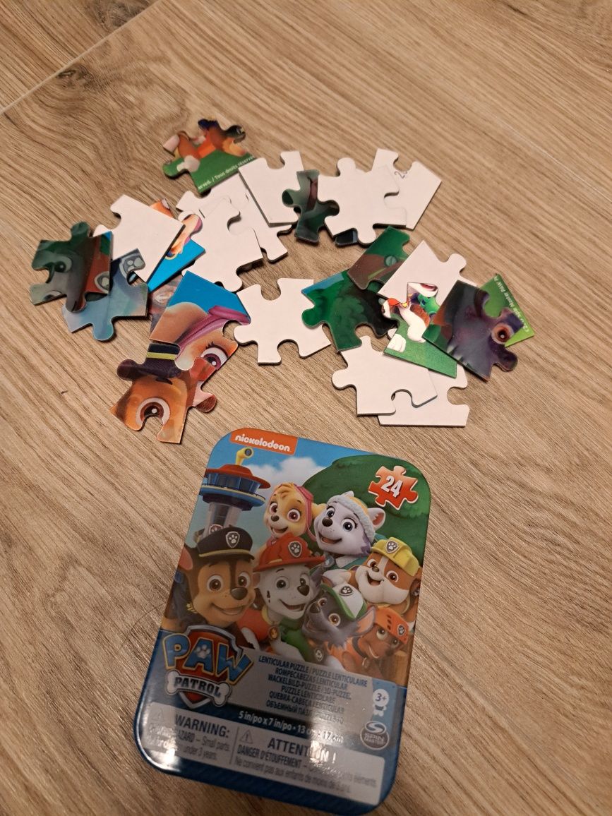 Puzzle Psi Patrol w puszce 24 elementy