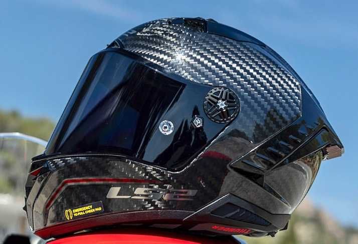 Capacete NOVO LS2 Thunder Carbon (30% Desconto) EXTRAS. Tam S-M-L-XL