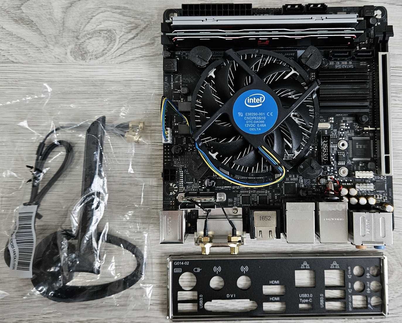 Płyta mini-itx GA-Z270N-WIFI + i3-7100T + RAM 16GB(2x8)