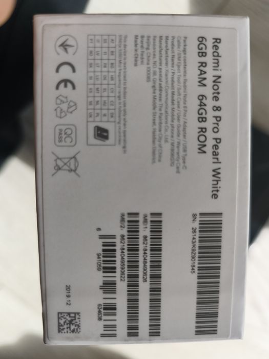 Xiaomi Redmi Note 8 Pro Pearl White 6/64