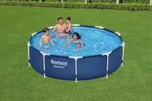 Basen Stelażowy Ogrodowy Duży Zestaw 305x76cm Bestway