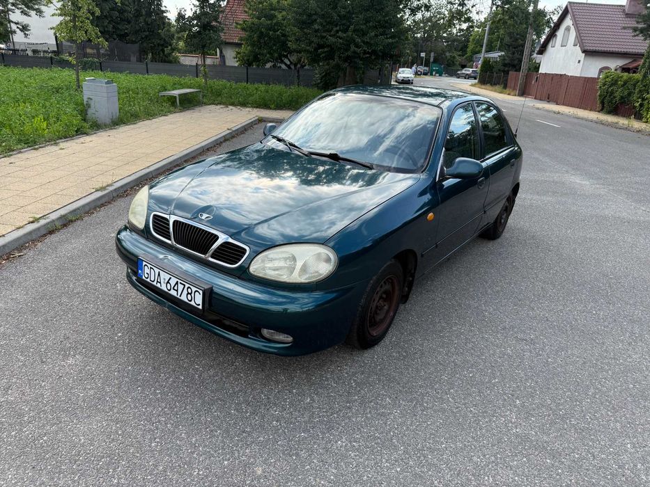 Daewoo Lanos 1.5 v8 1 wł technicznie bdb niski przebieg pewny do jazdy