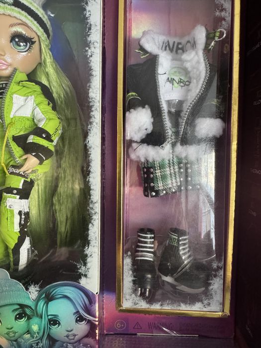 Лялька Rainbow high зимова зелена